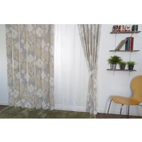 スミノエ デザインライフ セミオーダー カーテン イハナ 2600×1400mm グレー １セット(2枚入)（直送品）