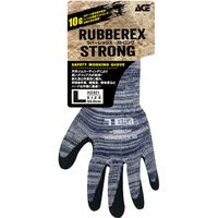 【天然ゴム背抜き手袋】小野商事 ラバーレックスストロング L AG821-30P-L 1セット(1双×30)