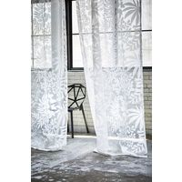 スミノエ デザインライフ セミオーダー レースカーテン ヨセウエボイル 3000×1390mm ホワイト １セット(2枚入)（直送品）