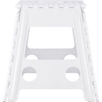 不二貿易 フォールディングステップスツール H39cm WH 86076 1個
