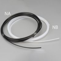 エスコ 2.5/4.0mmx 5m ナイロンチューブ(軟質/乳白 EA125NB-4 1セット(15本)（直送品）