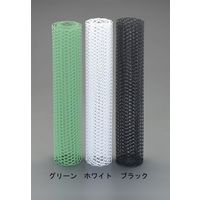エスコ 450x1000mm/10mm目 亀甲網(鉄ビニール被覆/白) EA952AC-210 1セット(4巻)（直送品）