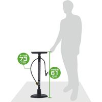 ブリヂストンサイクル スマートポンプ ブラック PM-501(A402223BL) 1個（直送品）