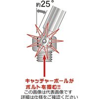 エスコ 6.0x180mm [Ball Hex]キーレンチ(ホールド機能付) EA573AN-6 1セット(10本)（直送品）