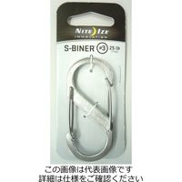 エスコ 66x28mm Sカンスナップ(ステンレス製/シルバー) EA638AD-83 1セット(15本)（直送品）