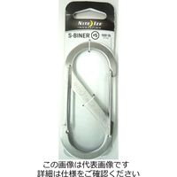 エスコ 110x50mm Sカンスナップ(ステンレス製/シルバー) EA638AD-85 1セット(10本)（直送品）