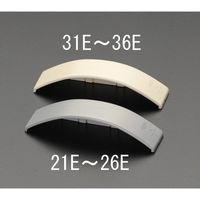 エスコ 68.5mm ワゴンモールエンド(灰) EA947HM-24E 1セット(40個)（直送品）