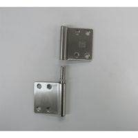 エスコ 102x102mm 旗丁番(ステンレス製/左右兼用) EA951CT-32 1セット(10個)（直送品）