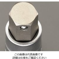 エスコ 3/8”DRx10mm [HexーPlus]ビットソケット(ホールド付) EA617AK-510 1セット(4個)（直送品）
