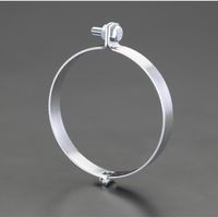 エスコ φ125 吊バンド (スパイラルダクト管用) EA440AJ-125 1セット(10個)（直送品）