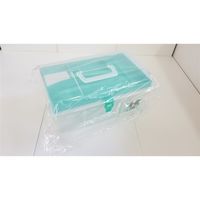 エスコ 314x217x155mm 救急箱 EA508MH-2 1セット(4個)（直送品）