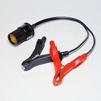 エスコ [バッテリークリップ付] DC12V シガーソケット EA812JG-20A 1セット(10個)（直送品）
