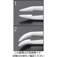 エスコ 118mm/P6A 精密用ピンセット(デルリン製) EA595AM-4 1セット(30本)（直送品）