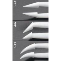 エスコ 118mm/P7 精密用ピンセット(デルリン製) EA595AM-5 1セット(30本)（直送品）