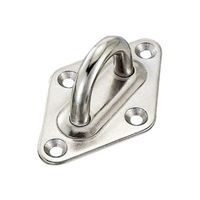 エスコ 5mm アイプレート(ステンレス製) EA638M-31 1セット(10個)（直送品）