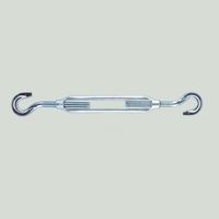 エスコ 1/2” ターンバックル(スチール製/フック & フック) EA638KN-2 1セット(10個)（直送品）