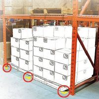 エスコ L型 マーカー(高耐久/白/2枚) EA944SJ-101 1セット(20枚:2枚×10セット)（直送品）