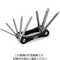 エスコ 8本組 マルチツール(折込式) EA573XY-6 1セット(4個)（直送品）