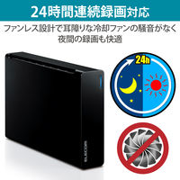 HDD 外付け デスクトップ USB3.2(Gen1) ブラック 6TB ELD-FTV060UBK エレコム 1個