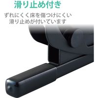 エレコム フットレスト/スチール製/無段階調整/ブラック PCA-FR01BK 1個