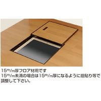 水上 一般床点検口 KYハウスハッチ B300KY ブロンズ 0837-00986 1台（直送品）