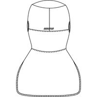 ロングフード DC-500-H1-M DC-500-H1 1着（直送品）