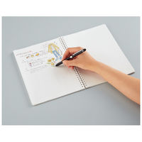 コクヨ ソフトリングノート A罫(普通横罫) B5 80枚 茶 ス-SV608A-S 1セット(5冊)