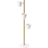 アントレックス Umbra フローリィスタンド プランター 440×440×1400mm ホワイト/ナチュラル 21013880668 1台（直送品）