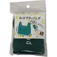 マツシロ 　エコバック　エコプチバッグ　お弁当対応タイプ　グリーン 61EPU 1枚