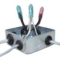 エスコ [小] リングスリーブ用 絶縁キャップ(100個) EA538MD-11A 1セット(1000個:100個×10セット)（直送品）