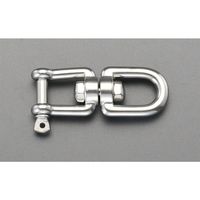エスコ 0.25ton Eye & Jaw スイベル(ステンレス製) EA638FC-51 1セット(10個)（直送品）