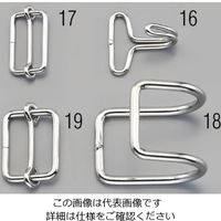 エスコ 30mm 平ゴムロープフック(2個) EA628WL-18 1セット(20個:2個×10袋)（直送品）