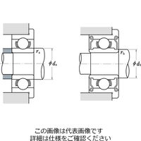 日本精工 フランジ付き小径玉軸受(単列深溝玉軸受) F683ZZ 1セット(15個)（直送品）