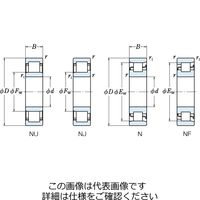 日本精工 単列円筒ころ軸受 NU215WC3 1個（直送品）
