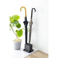 karari（カラリ） 珪藻土 アンブレラスタンド 6本用ストレート ブラック 傘立て 1個 アネスティカンパニー