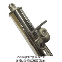 杉田エース SUSアプローチ手すり 支柱ダブル 1100 後付タイプ 研磨 456403 1個（直送品）
