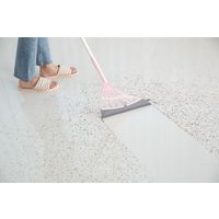 超軽量万能スーパーほうき　スリージャルビ 猫ほうき　伸縮柄　グレー 225749559 1本 藤栄（直送品）