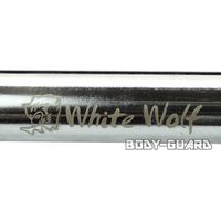 エスエスボディーガード 警棒 ホワイトウルフ 4140カスタムスチール 26インチ 合皮 シルバー WW-SP26GS 1本（直送品）
