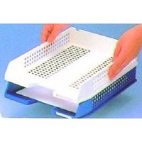 エスコ 244x341x60mm シストレー(赤) EA954TF-2 1セット(5個)（直送品）