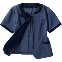 フォーク nuovo オーバーブラウスFB71381 ネイビー 17号 FB71381-7-17（直送品）