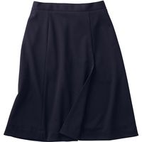フォーク nuovo 脇ゴムソフトプリーツスカートFS45981 ネイビー 19号 FS45981-7-19（直送品）