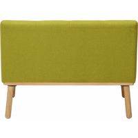 不二貿易 ヘームル NS ダイニングソファ 2人掛 幅1025mm グリーン 37009 1台（直送品）