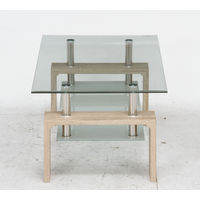 不二貿易 フォーカス センターテーブル 幅1000×奥行600×高さ450mm ホワイトオーク 96039 1台（直送品）