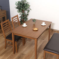 不二貿易 スノア ダイニングテーブル 幅1200×奥行750×高さ700mm 96783 1台（直送品）