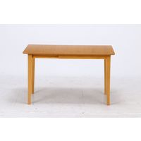 不二貿易 レノバ エクステンションダイニングテーブル 幅1200×奥行750×高さ710mm ナチュラル 98898 1台（直送品）