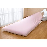 フィビアンテキスタイル のびのび綿100%タオル地シーツ2枚組 アイボリー ダブル a2336930 1個（2枚入）（直送品）