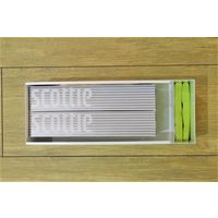 日東 COLLEND ティッシュケース(ポケット&トレイ付) ブラック TC-BK 1個