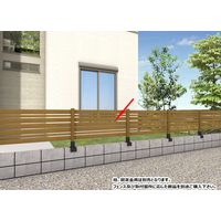 タカショー 美WOODフェンス シック 623 ナチュラルウッド BEW-FC623NW 1枚（直送品）