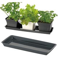 リッチェル ベビーリーフプレート 27型N ダークグレー 4973655704820 1個（直送品）