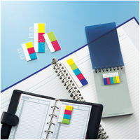 コクヨ（KOKUYO） タックメモフラッグカラーパレット ふせん 14.5×25 5色 メ-P7011　1セット（50個）（直送品）